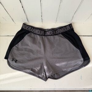 Under Armour Gray & Black Shorts